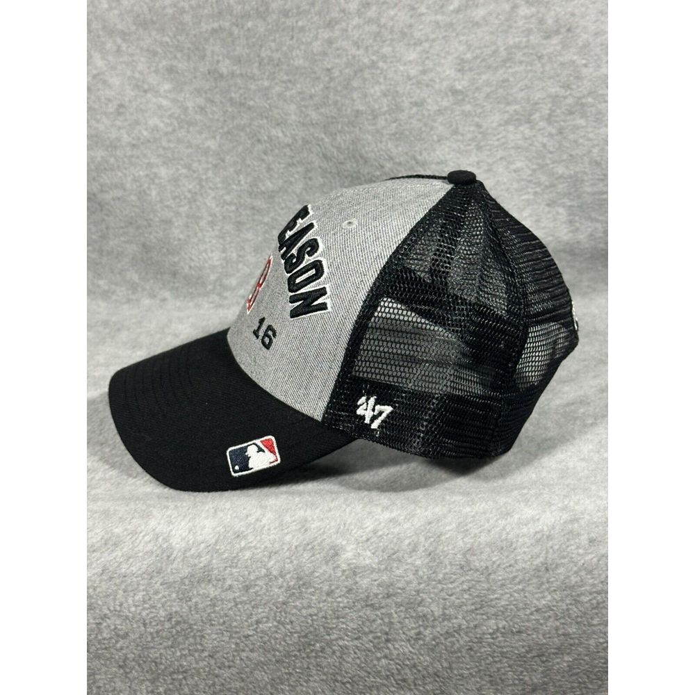 Boston Red Sox MLB Truckers Cap Black Gray Post‎ Season 2016 Adjustable NWOT - Picture 3 of 9